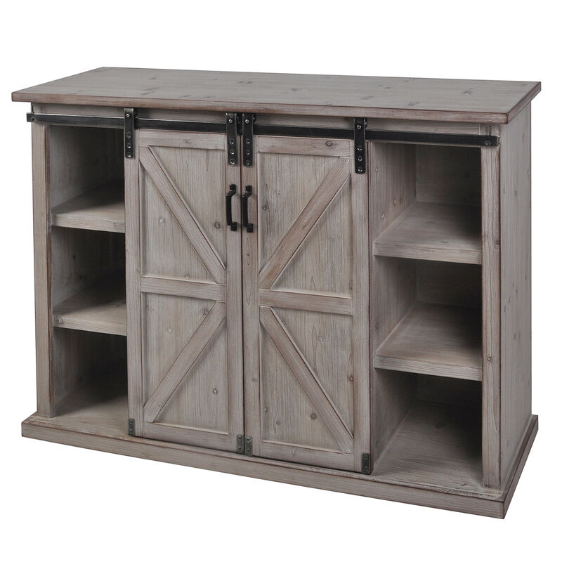 Farmhouse Sliding Door Cabinet