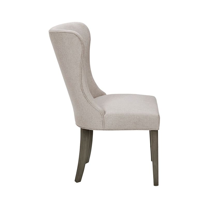 Gracie Mills Anastasia Upholstered Solid High Back Dining Chair