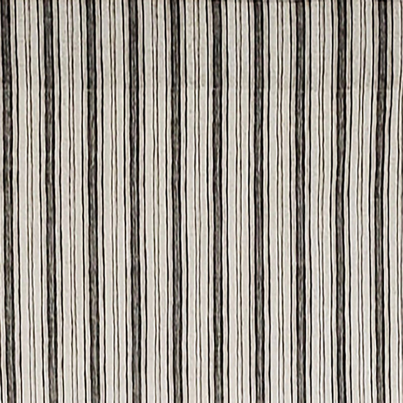 RLF Home Luxurious Modern Design Classic Brunswick Stripe Regal Style Window Valance 50" x 17" Gray