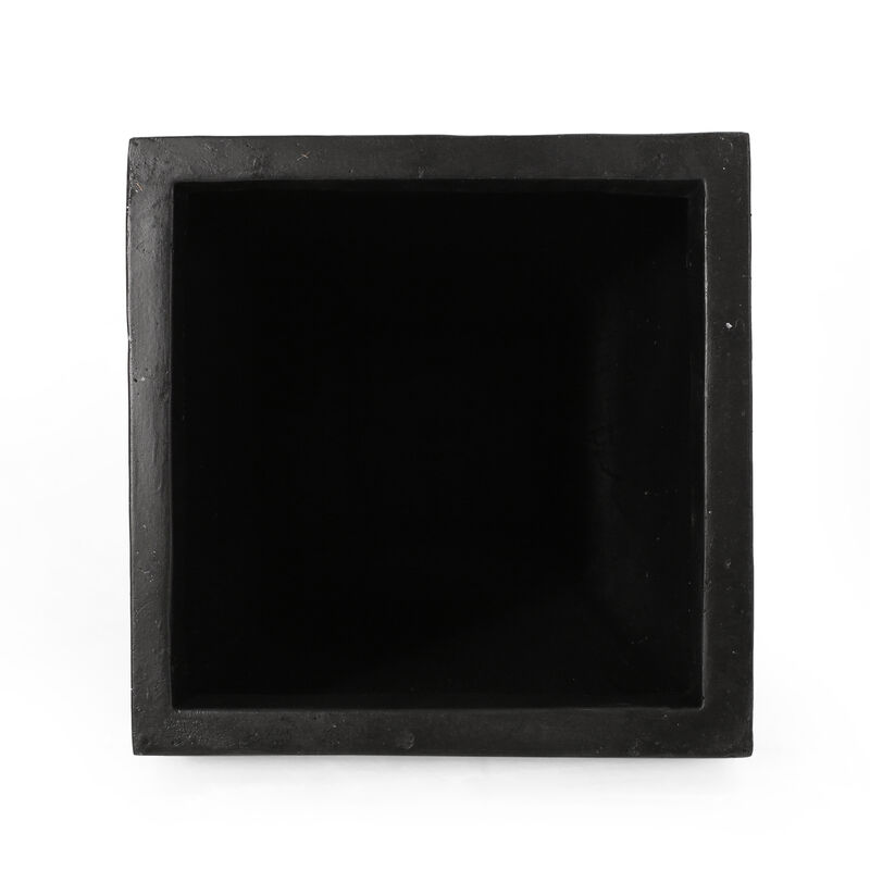 Streamdale Durable Cast Stone Tapered Planter with Sleek Aesthetics