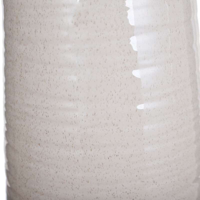 Evian Ivory Ceramic Vase Large