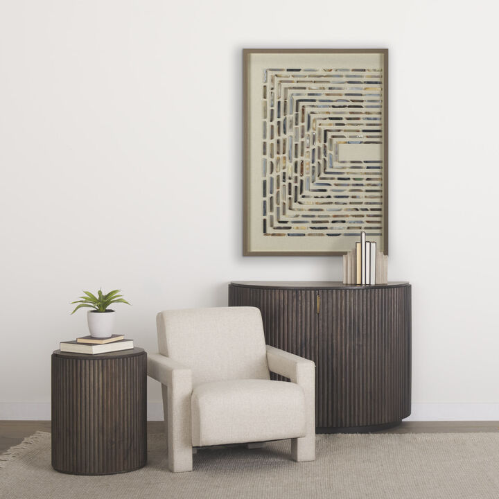 Terra Dark Brown Accent Cabinet