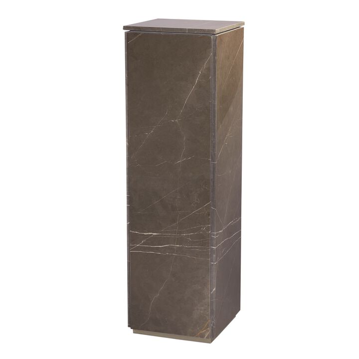 Graffito Marble Pedestal