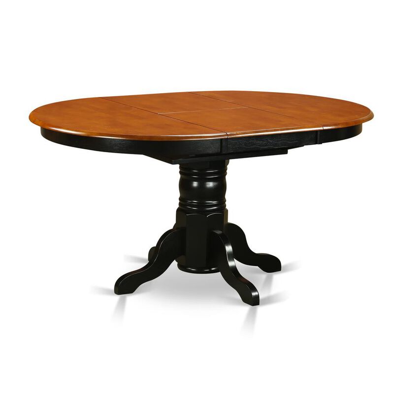East West Furniture Dining Room Set Black & Cherry, KENO5-BCH-W