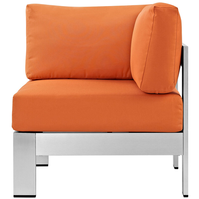 Modway - Shore Outdoor Patio Aluminum Corner Sofa