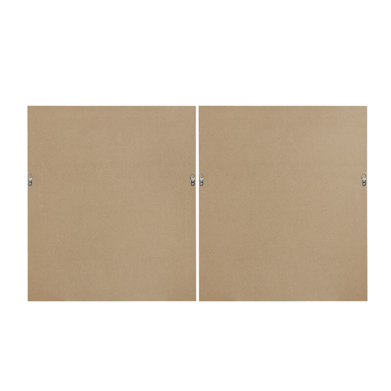 Gracie Mills Alisha 2-Piece Tranquil Abstraction Framed Canvas Set