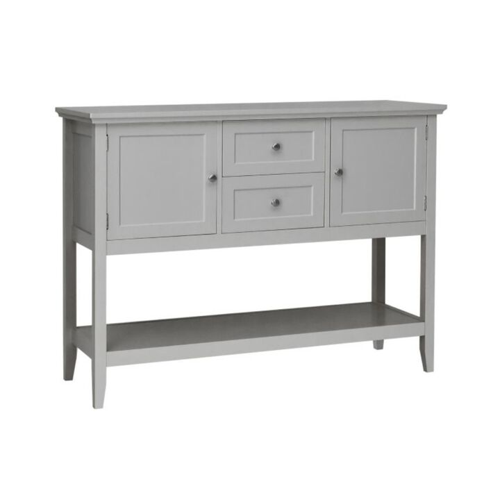 Hivvago Wooden Sideboard Buffet Console Table with Drawers and Storage