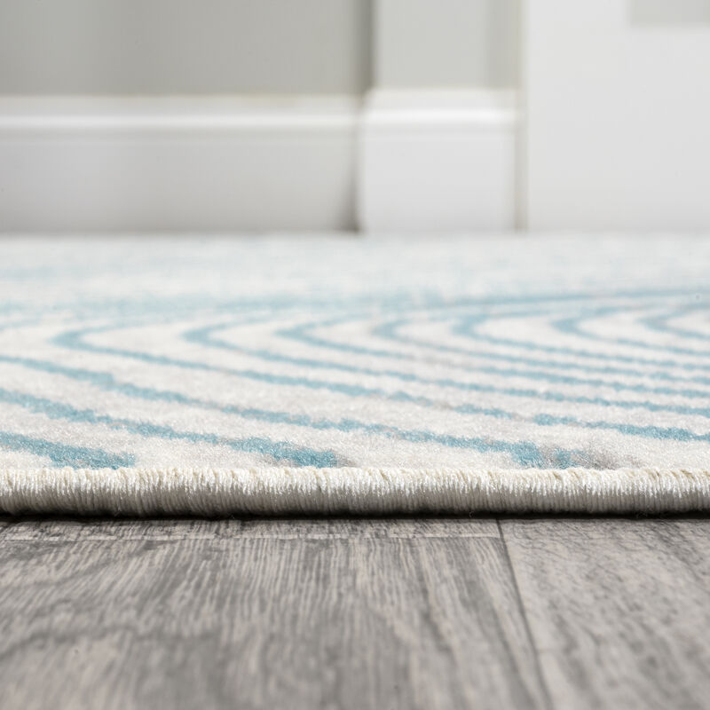 Arlo Woodgrain Geometric Area Rug