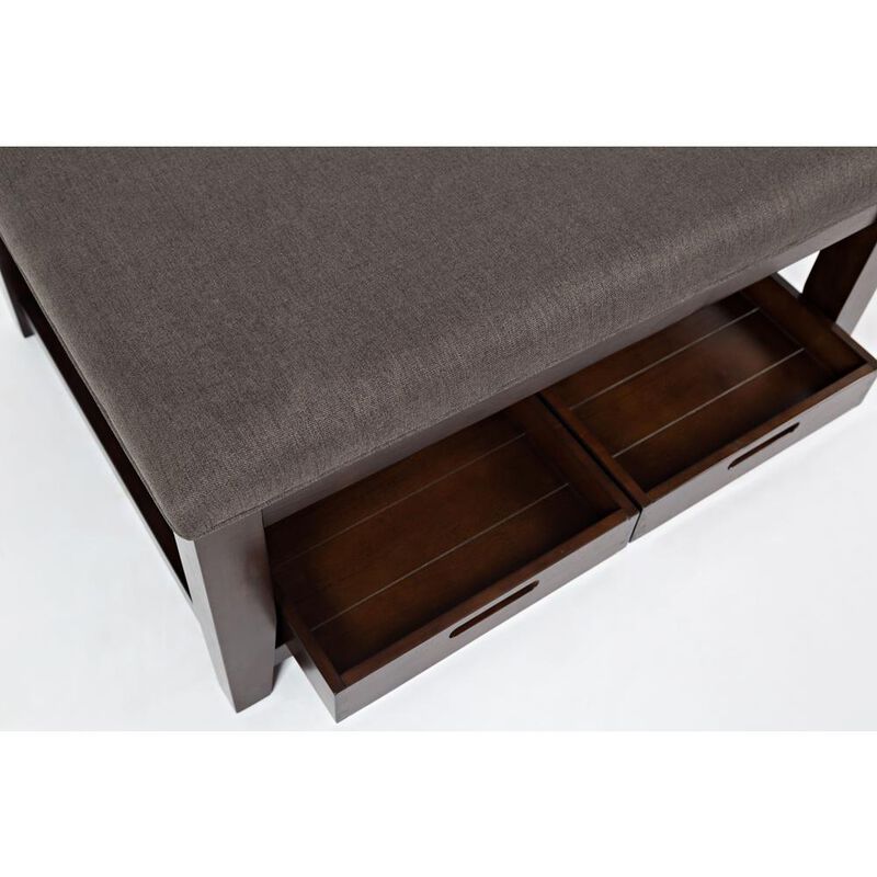 Jofran Contemporary Brown 38 Ottoman Coffee Table