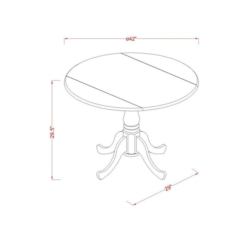 3-PIECE DINING TABLE SET