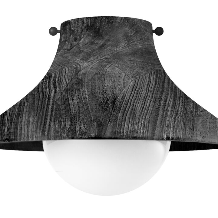 Surfside Wood Flush Mount