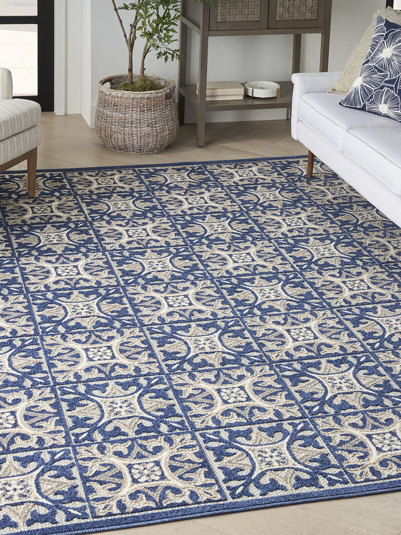 Aloha ALH34 Blue 9' x 12' Rug