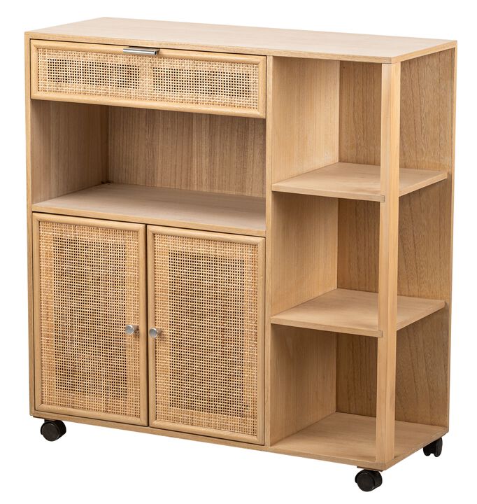 Solid Wood Serving Cart