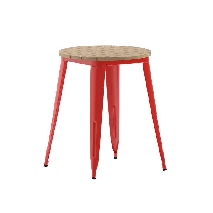 Metal Colorful Restaurant Tables