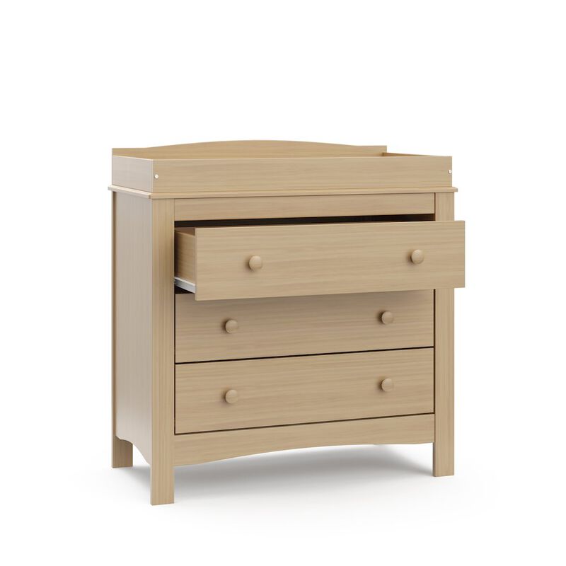 Graco Noah 3 Drawer Chest with Changing Topper (Driftwood)