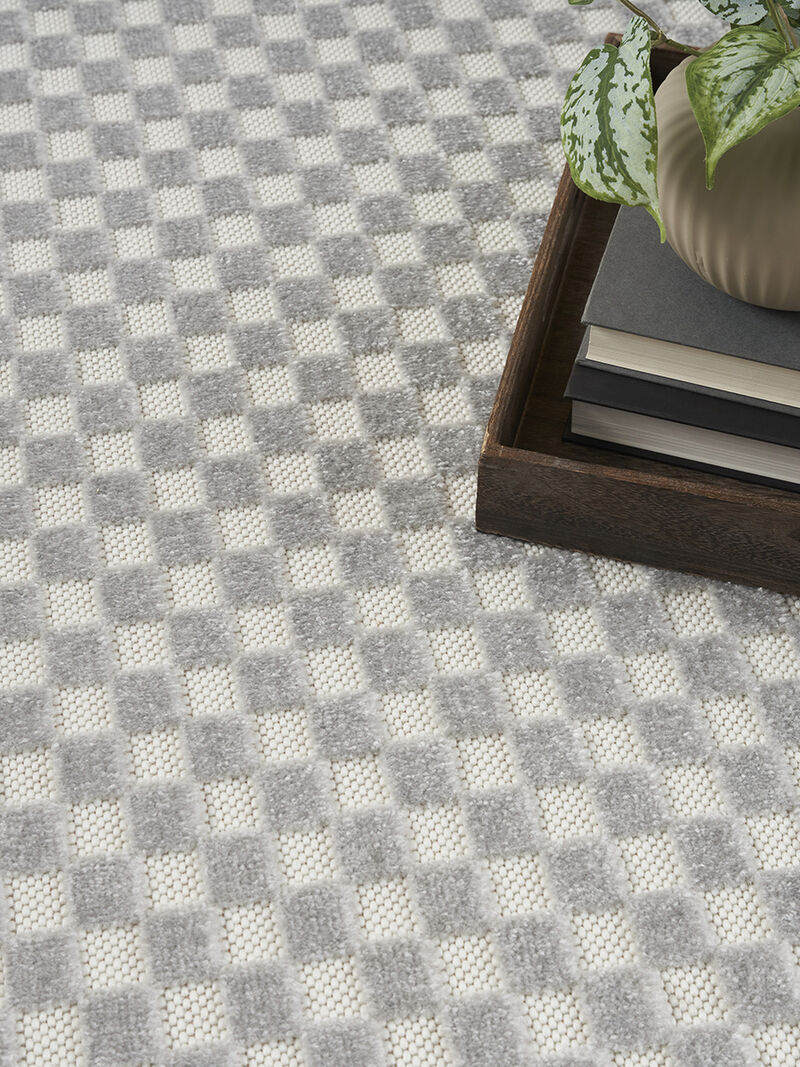 Care Free CAF02 Light Gray 7'10" x 9'10" Rug