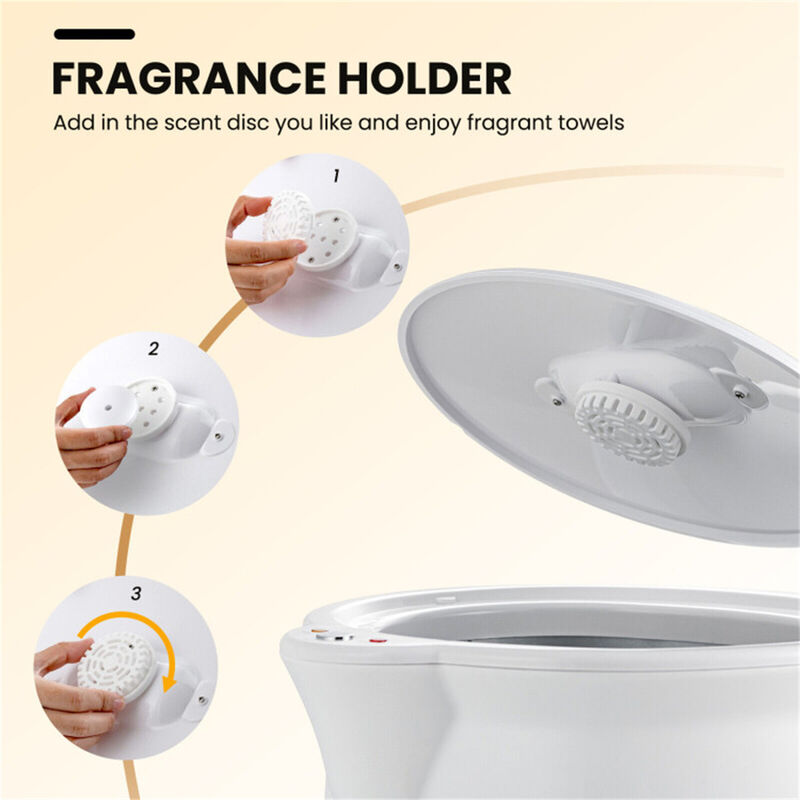 Towel Warmer Bucket for Bathroom, Large Capacity with Auto Shut-Off