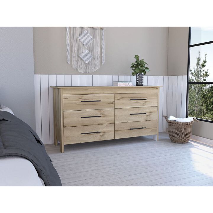 Luxor 6 Drawer Double Dresser