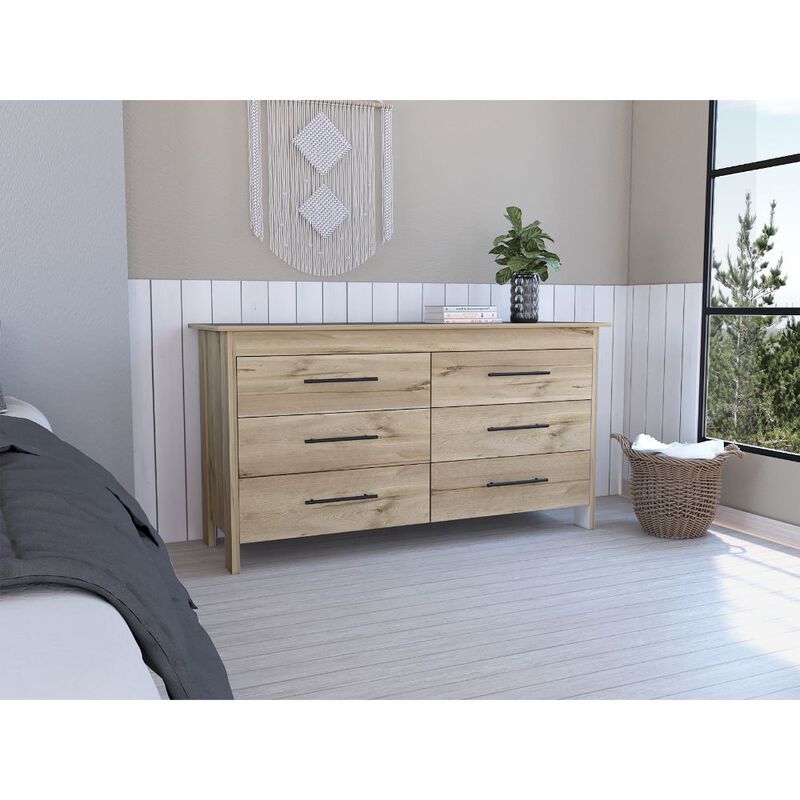 Luxor 6 Drawer Double Dresser
