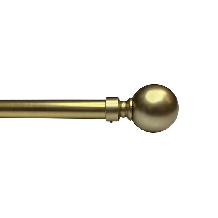 Esencial Orb Curtain Rod Set, Adjustable Length From 36" to 72"
