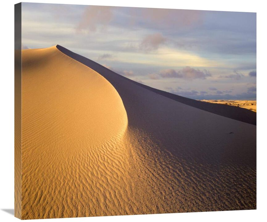 Sand dune, White Sands National Monument, New Mexico-Canvas Art-30x26.7