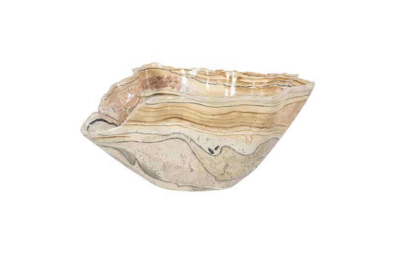 Cast Onyx Large Bowl in Faux Finish