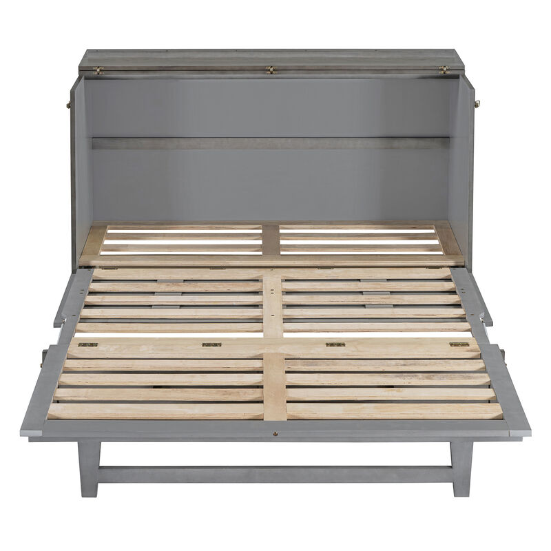 Merax Murphy Bed with Drawer and USB Ports