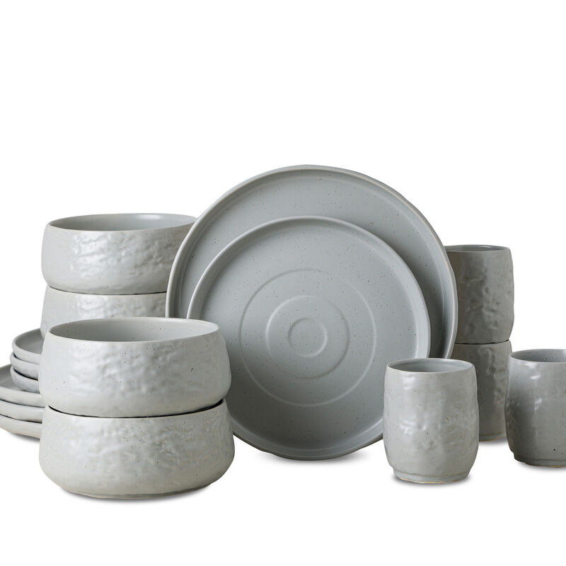 Stone by Mercer Project SHOSAI Stoneware 16 Piece Dinnerware Set
