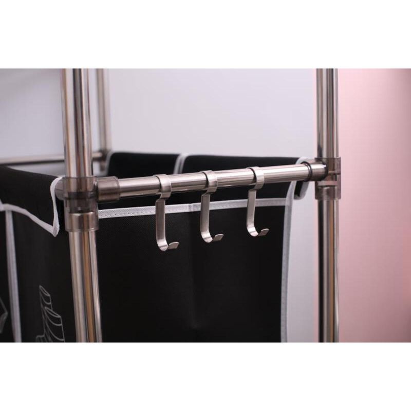 3 Tier Laundry Sorter with 4 Removable Bags