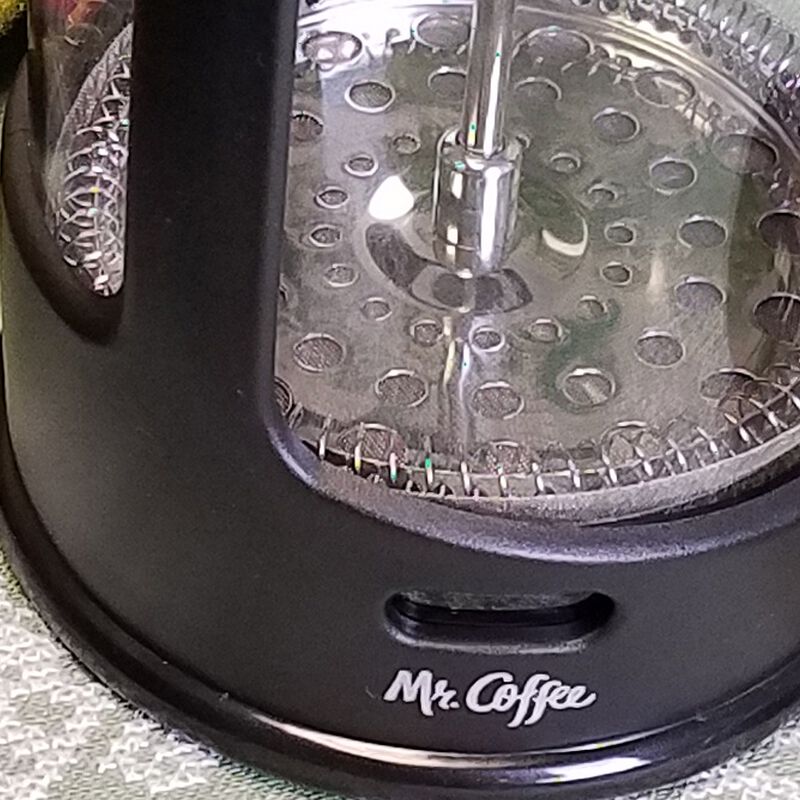Mr. Coffee Brivio 28 Ounce Glass French Press Coffee Maker with Plastic Lid