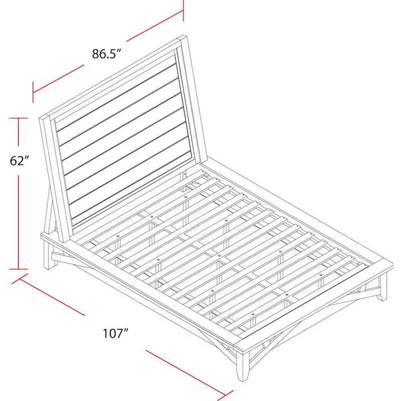 Parker House Furniture Parker House Americana Modern Bedroom King Platform Bed