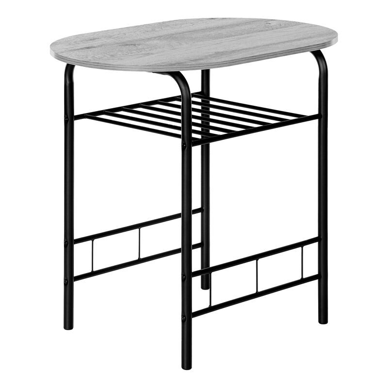 Monarch Specialties I 1207 Dining Table Set, 3pcs Set, Small, 32" L, Kitchen, Metal, Laminate, Grey, Black, Contemporary, Modern