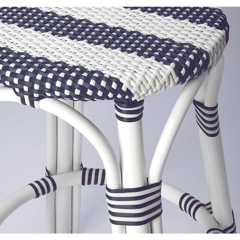 Belen Kox Rattan and Plastic Counter Stool, Belen Kox