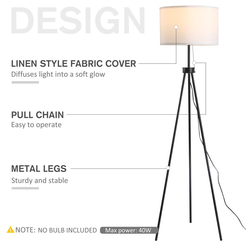 Modern Tall Floor Reading Light Fixture with Footswitch Pedal