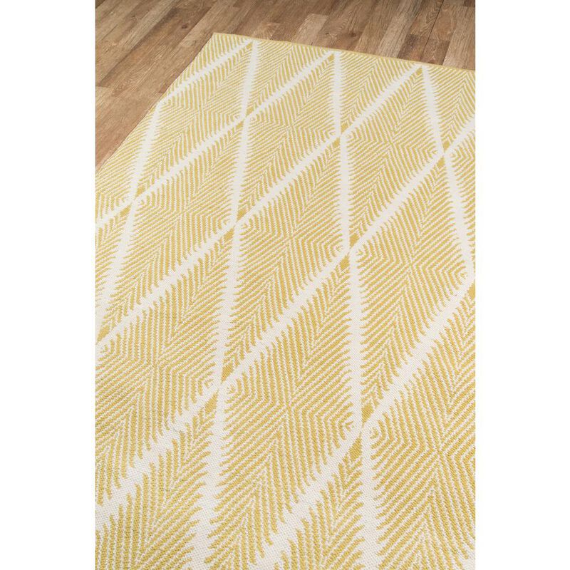 Erin Gates Contemporary Rectangle Area Rug, Citron, 2' X 3'