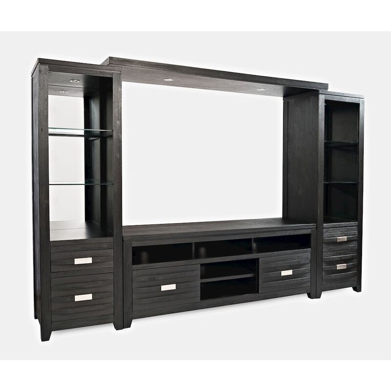 Jofran Altamonte Contemporary Entertainment Center with 70'' TV Console and LED Lights
