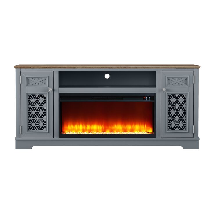 FESTIVO Stylish 70" TV Stand with Storage for TVs up to 80"