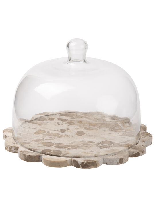Viola Serving Board with Cloche