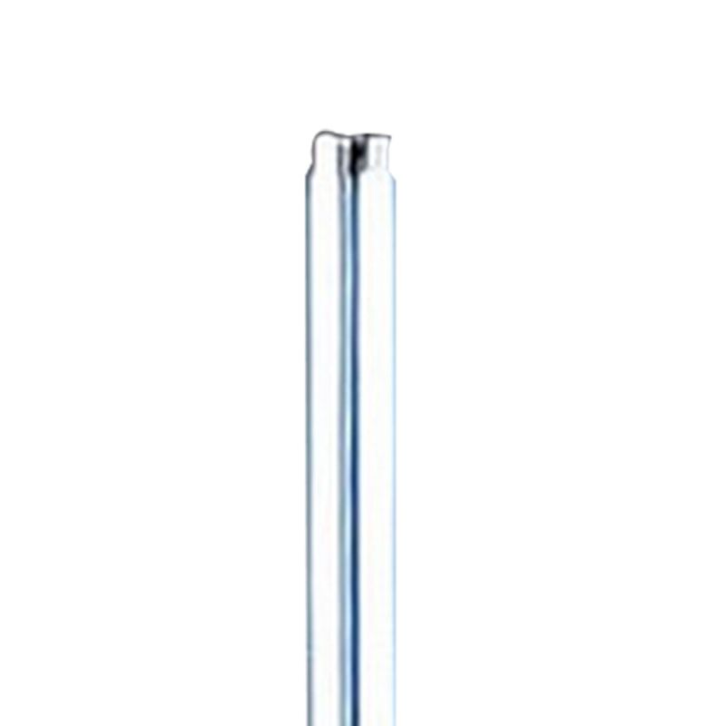 Fizo 25 Inch Table Lamp, Sleek Design, LED Light, Touch Switch, Silver-Benzara