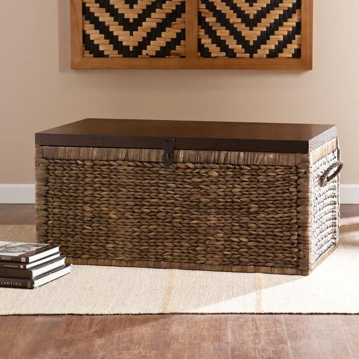 Harrowell Water Hyacinth Storage Trunk