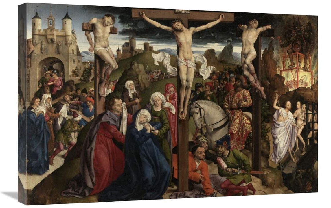 The Crucifixion-Canvas Art-30x20