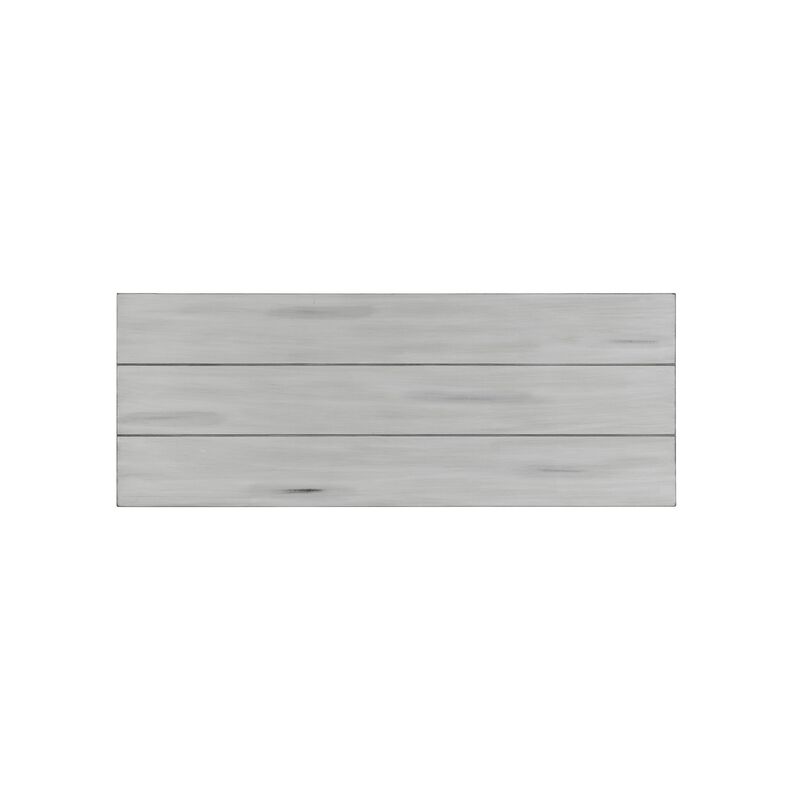 2 Shelf Wooden Entryway Table with X Shaped Accent, White-Benzara