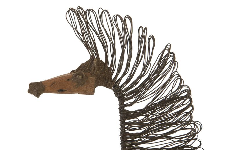Wire Horse Big Body Sculpture