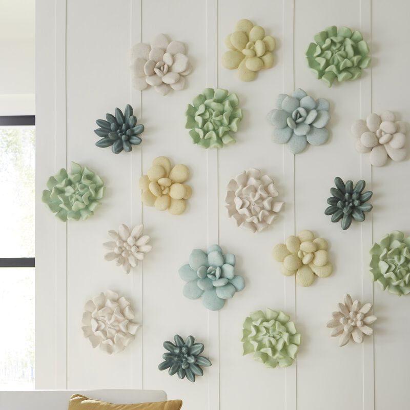 Compactum Succulent Wall Art in Forest