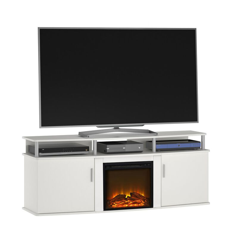 Ameriwood Home Carson Electric Fireplace TV Console for TVs up to 70"