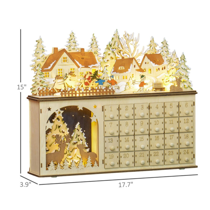 Kids Christmas Advent Calendar, 24 Surprise Gifts for Holiday Countdown Fun