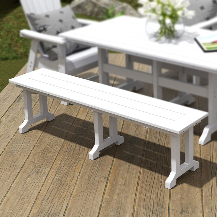WestinTrends 65" Outdoor Dining Bench