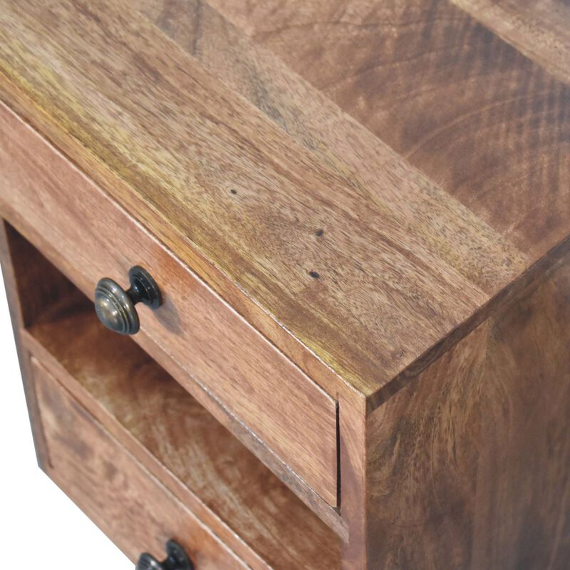 Artisan Furniture Solid Wood Mini Classic Multi Honey Caramel Bedside