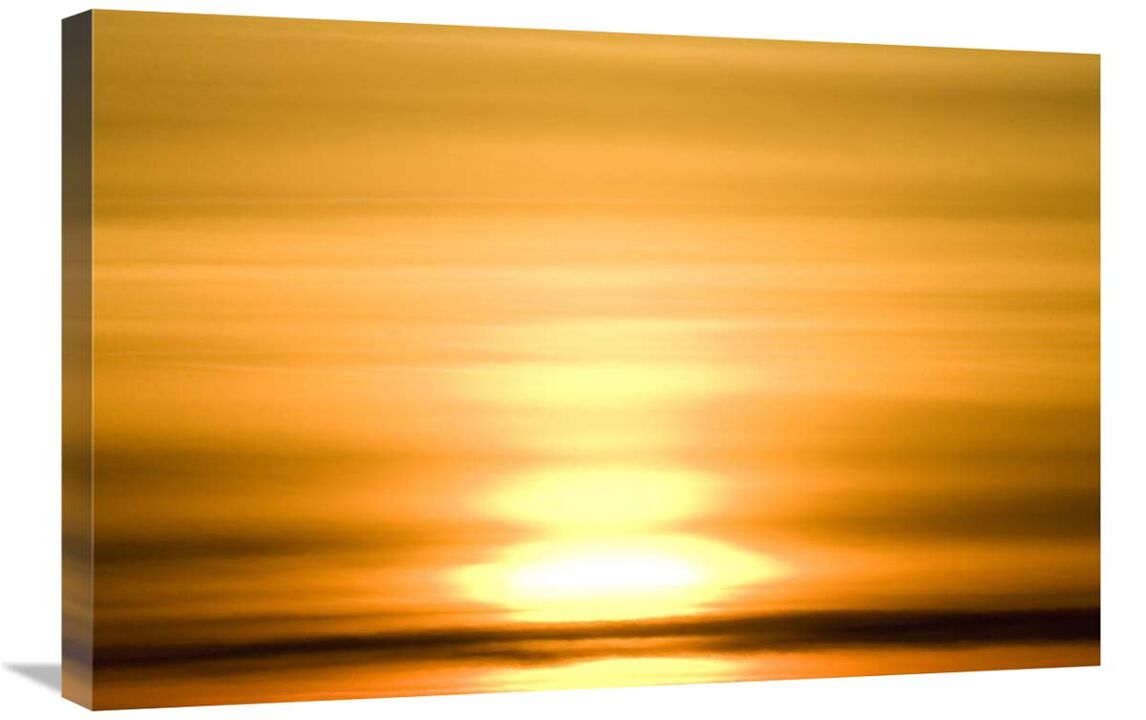 Winter sunset over tundra, Canada-Canvas Art-30x20