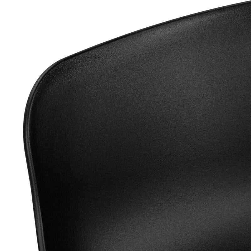 Monarch Specialties I 7464 Office Chair, Adjustable Height, Swivel, Ergonomic, Computer Desk, Work, Juvenile, Metal, Pu Leather Look, Black, Contemporary, Modern